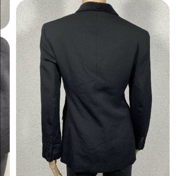 Lauren Ralph Lauren Women's Black Wool Blazer suit Jacket Sz 2p - Picture 5 of 9
